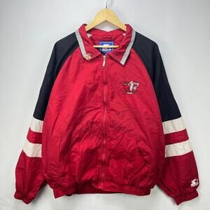 Vintage 90s Starter Fargo-Moorhead RedHawks Jacket Size 2XL